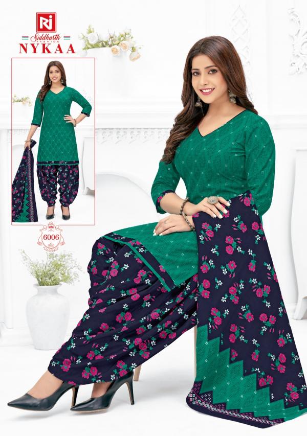 Siddharth Nykaa Vol-6 Cotton Designer Readymade Suit 